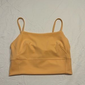 Lululemon Wunder Train Strappy Tank Top in Sunny Coral